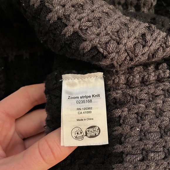 Cheap Monday Zoom Stripe Knit Sweater - Picture 6 of 6